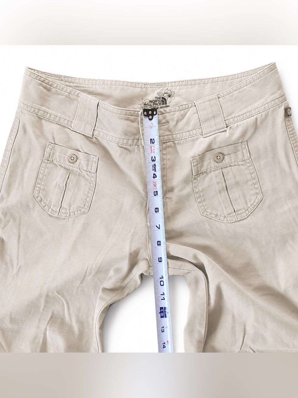The North Face A5 Women’s Capri Pants Light Khaki Color 8 - Picture 4 of 10